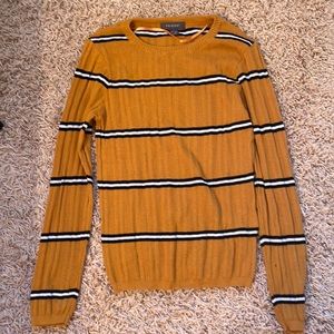 Yellow long sleeve sweater